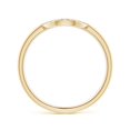 thumbnail image 2 of ANGARA Lab Grown Diamond U-Shaped Wedding Ring for Women in 14K Yellow Gold (Size-1.2mm| Color-F-G| Clarity-VS) | April Birthstone, Anniversary, Jewelry Gift for Women | Lab-Grown Diamond Ring, 2 of 4