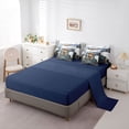 thumbnail image 5 of Homewish Farm Highland Cow 7-Piece Twin Bedding Sets,Farmhouse Highland Cattle Bedding Comforter Set,Blue Brown White Sheet Sets For Girl Boys,Ultra Soft Home Decor Reversible, 5 of 8