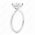 thumbnail image 2 of Cora Jewellery 2.5CT Hidden Halo Radiant Moissanite Solitaire Engagement Ring For Women, 10K White Gold, 2 of 7