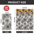 thumbnail image 6 of Sm:)e 100 Halloween Disposable Paper Decorative Guest Napkins, Scary Themed Cobweb Hand Towel for Party Lunch Dinner Kitchen Bathroom, 6 of 7