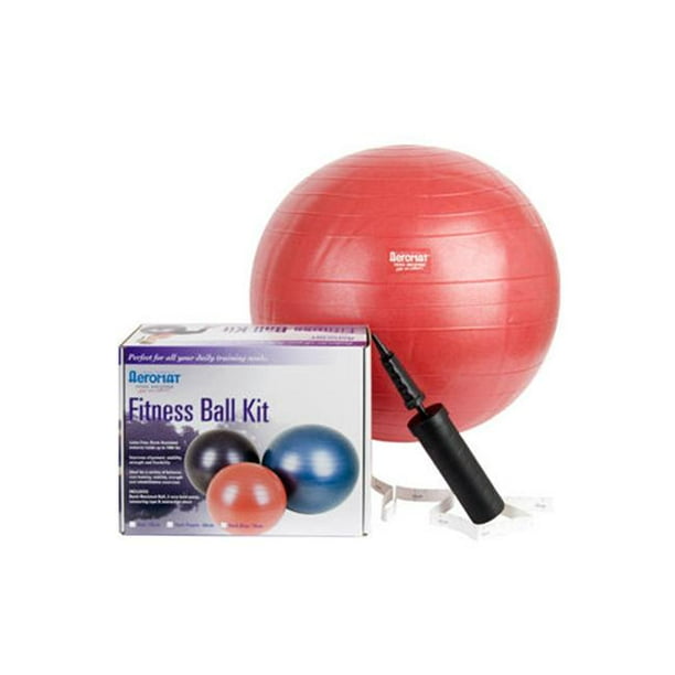 AGM Group 38111 55 cm Kit Ballon de Fitness - Rouge