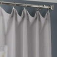 thumbnail image 3 of Steel Mountain Solid Faux Linen Sheer Curtain (1 Panel), Steel Mountain, 50W X 96L, 3 of 6