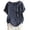 Navy, variant on Womens Work T Shirts Tops Plus Daily Blouse Button Loose Size Tanic Blouse Casual Trendy Shirts