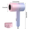 thumbnail image 2 of Hwkond Hair Dryer with Diffuser, Blue Light Hair Care Gradient Hair Dryer Electric Hair Dryer Household Constant Temperature Cold And Hot Hair Dryer Silent Hair Dryer Clearance Sale, 2 of 6