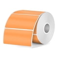 thumbnail image 1 of Etiquetas térmicas FINDAT de vinilo rectangulares de 2 x 1 cm, color naranja, 350 unidades, 1 of 7