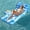 Blue, variant on Inadays Inflatable Pool Float Adult - Tropical Leaves Pool Lounger Floaties Adults with Adjustable Backrest Cup Holders Water Floaty Lake Lounge Tanning Floats Beach Party Toys for Adults (Pink)