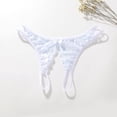 thumbnail image 1 of Bragas de mujer de talla abierta con encaje en forma de T y sin entrepierna, 1 of 5