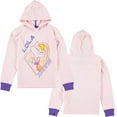 thumbnail image 3 of Looney Tunes Girls Lola Bunny Skimmer Hoodie - Little and Big Girls Sizes 4-16, 3 of 5