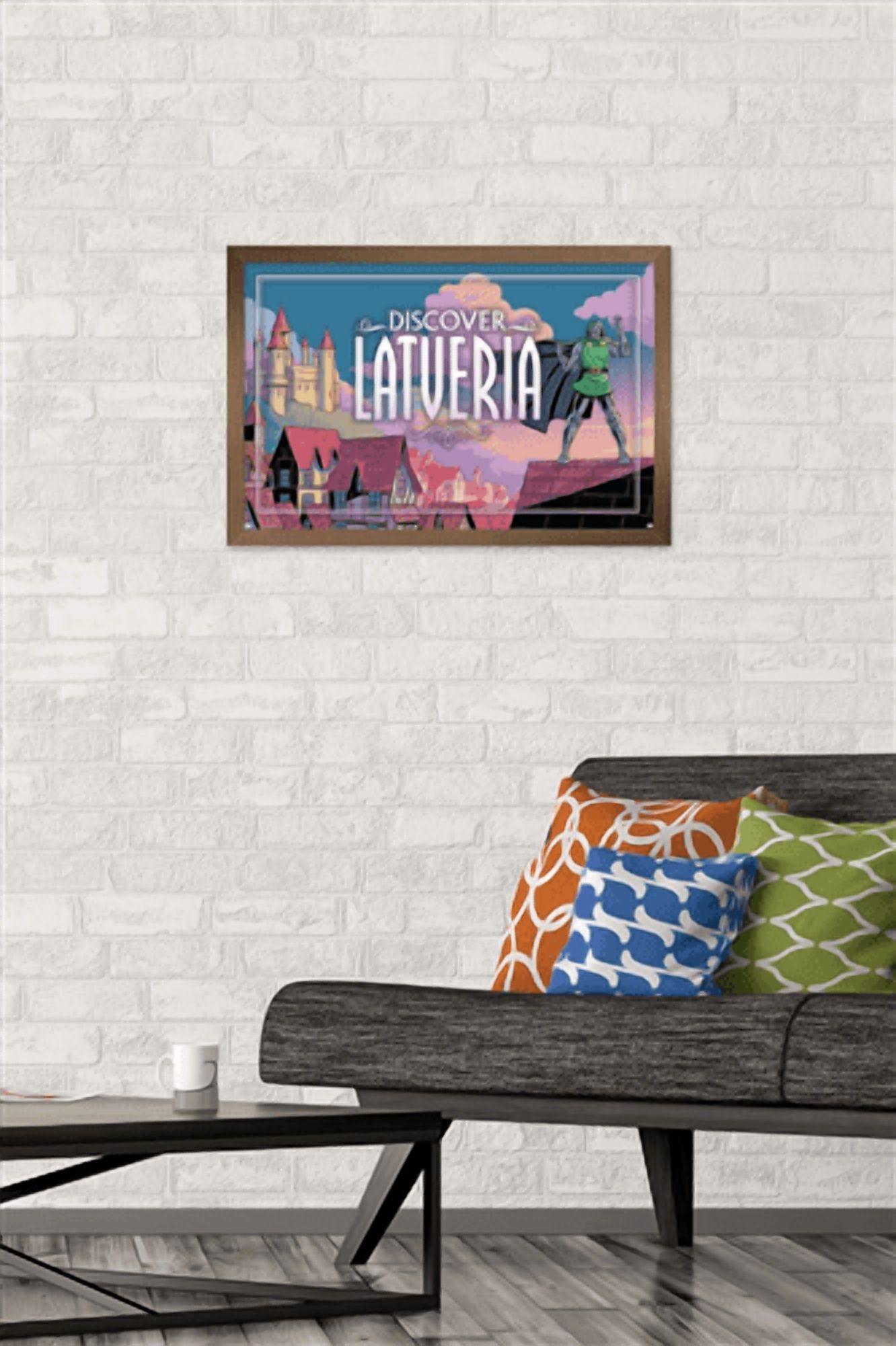 Marvel: Hero Lands - Latveria 2 Wall Poster, 14.725" x 22.375" Framed