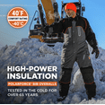 thumbnail image 2 of RefrigiWear Men’s PolarForce Insulated Bib Overalls - Maximum Warmth & Durability for Extreme Cold Weather, 2 of 6