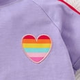 thumbnail image 6 of Toddler Baby Girl Clothes Summer Outfits Short Sleeve Elastic Sweatshirt and Shorts 2 Piece Sweatsuit Set 6-12 Months 12-24 Months 2t 3t 4t 5t 6t 7t 8t 9t Children 4-5 Years, 6 of 7