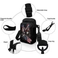 thumbnail image 5 of HELLHERO American Flag with Zipper Small Crossbody Purse for Outdoor Travel, 5 of 7