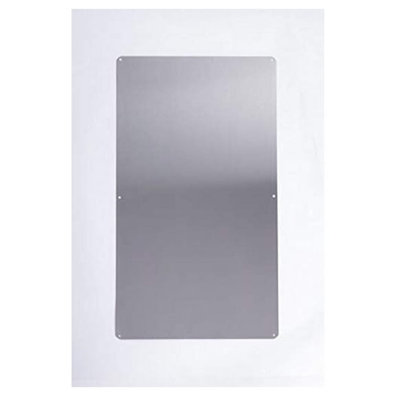 Stainless Steel Spice Rack Base - 13"x22" Magnetic Wall Mount for Spice Tins - Kitchen Organizer - #3 Polish - Made in USA