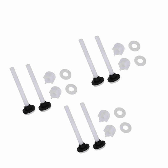 3 Pares de Fijaciones de Tornillos para Inodoro, Herramientas de Resaración, Juego de Tornillos, Tornillos para Tanque de Agua de Inodoro, Accesorios para reparaciónico de