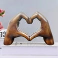 thumbnail image 7 of tasrioml Love Heart Hand Figurine Heart-shaped Gesture Resin Sculpture Statue Sculpture Home Office Desktop Decoration Ornament Christmas Gift, 7 of 7
