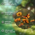 thumbnail image 2 of Vibrant Metal Hanging Wind Spinners & Chimes - Intricate Butterfly & Flower Design Perfect for Yard & Garden Decor, 2 of 6