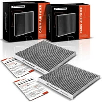 A-Premium 2-PC Cabin Air Filter with Activated Carbon Compatible with Toyota Camry, Avalon, Solara, Sienna & Lexus ES330, RX350, GX470, RX400H