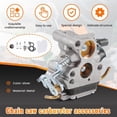 thumbnail image 6 of Chainsaw Carburetor 574719402 545072601 for 235 235E 236 240 240E,1*Carburetor 1*Gasket 2* Filter 1*Tube 1*Air Filter 1*Tool-Splined21 1* 1*Pirmer Bulb,silver, 6 of 8