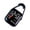 black, variant on Square Digital Keychain Watch With Water Resistance Great For Backpacks And Keys Keyring Touch Digital Watch for Student