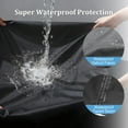 thumbnail image 5 of SHELTUSE Fire Pit Cover, Heavy Duty 600D Gas Fire Pit Table Cover, 36'' x24'' Outdoor Fire Pit Cover, Waterproof Windproof Dustproof UV-Resistant Heavy Duty Gas Cover for Outdoor Patio Firepit Table, 5 of 8