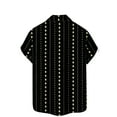 thumbnail image 4 of Njoeus Mens Shirts Casual Short Sleeve Button Up T-Shirt Vintage Mens Dress Shirts Summer Hawaiian Beach Vacation Shirts for Men M-3XL, 4 of 5