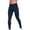 Navy, variant on hoksml Men's Drying Yoga Workout Tights with Color Block Elastic Waist Compression Base Layer Pants for Gym Training