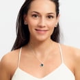 thumbnail image 4 of Set de Joyería para Mujer Oro 14k o Plata con Zirconia Cúbica LuckyLy, Juego de Collar y Aretes Mujer, Modelo Cleo Azul azul UNITALLA, 4 of 6