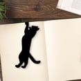 thumbnail image 1 of Ovzne Cats Combination Bookmark Iron Art Black Simulation Decoration Art Display On Clearance, 1 of 5