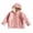 Pink, variant on vdgthytj Little Boys Girls Clothes Long Sleeve Hooded Knit Cardigan Fleece Lined Front Button Sweater Toddlers Winter Warm Comfy Outerwear with Pockets