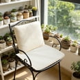Corduroy Chair Cushion for Dining Table, Thick Non-Slip Seat Pad with ...