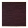 thumbnail image 3 of Rugsotic Carpets Eco-Friendly Woven Hand Woven Kilim Flat Weave Plum Solid Area Rug, 8'x8' Square, Antimicrobial, 3 of 5