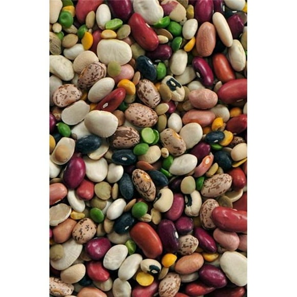 Danita Delimont PDDAB01BJA0015B Colorful Dried Bean Soup Mixture Cuisine Poster Print by Jaynes Gallery, 12 x 17