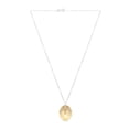 thumbnail image 5 of Juego de aretes y cadena ZVEZDA Plata mexicana ley .925 con dije corte Hoja Golden Shadow, 5 of 5