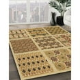 thumbnail image 3 of Ahgly Company Machine Washable Indoor Rectangle Transitional Yellow Orange Area Rugs, 4' x 6', 3 of 7