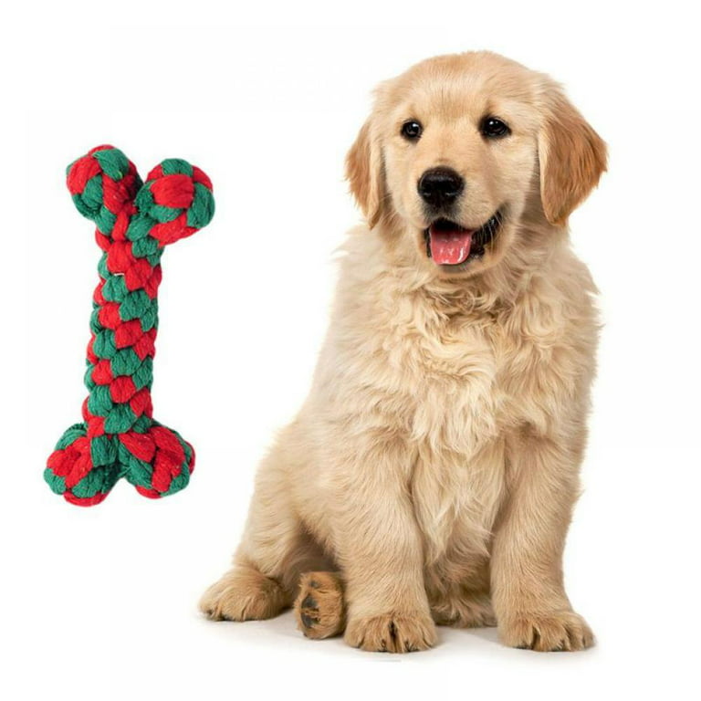 Pet Dog Toys Interactive Rope & Miniature Ball Toys For Large & Small Dogs,  With Brush & Chew Features