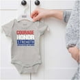 thumbnail image 5 of US Air Force Courage Honor Strength Romper Boys or Girls Infant Baby Brisco Brands 12M, 5 of 6
