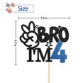 thumbnail image 2 of Cake topper RoadSea para 4.º cumpleaños de niño con brillo negro, 2 of 7