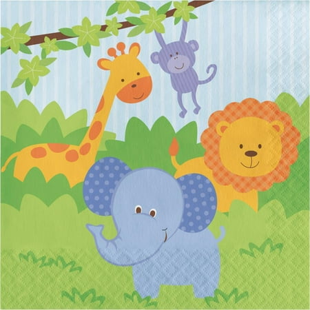 Forest Friends Lunch Napkins 2 Ply 16 Ct Walmart Com