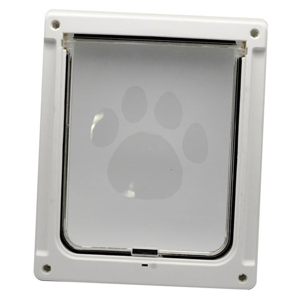 Puerta abatible para mascotas, puertas para perros y gatos, puerta de repuesto de una sola solapa, puerta de seguridad atractiva para 35x29CM