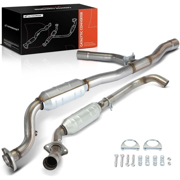 A-Premium Left & Right 2-PC Catalytic Converter Kit Direct-Fit Compatible with Dodge Ram 1500 2004 2005, 5.7L, E.P.A. Compliant
