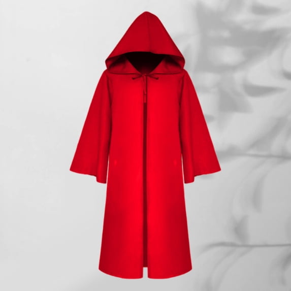 SAWOBUUN Adult Wizard Tunic Hooded Robe Halloween Party Cloak