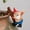 Style D, variant on NCQ Cute Climbing Gnome Figurines Flower Pot Hugger Hanging Garden Gnomes Plant Decorations for Pots, Resin Hanging Gnome Figurine, Gnomes Decorations for Home Patio Garden Yard (Style A)