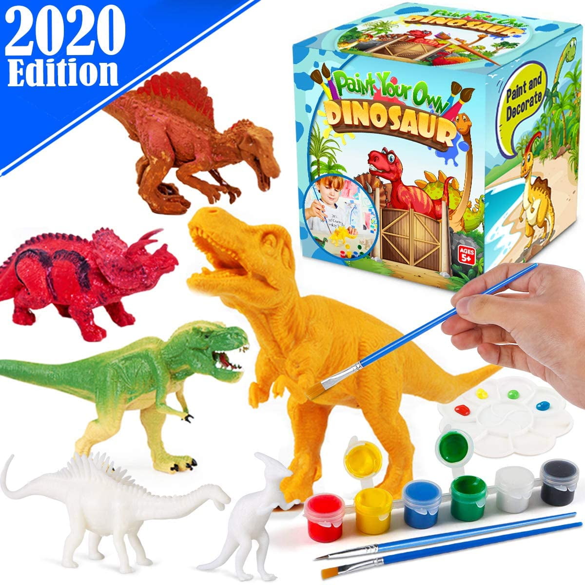 TICE Painting Dinosaurs for Kids DIY Dinosaur Arts Crafts Gift for Boys Girls Kids