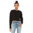 thumbnail image 2 of Bella Plus Canvas B53205507 Chandail Court en Molleton pour Femmes, Noir - 2TG, 2 of 2