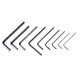 thumbnail image 1 of PAMINGONO 9Ud Llave Allen En L Para Ajuste De Truss Rod De Guitarra Y Bajo Color Negro, 1 of 8