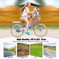 thumbnail image 7 of POVANLI 20" Girls Bike with Detachable Basket,Kid Bicycle for 6-8 Years Old,No Training Wheels Included Gift Purple, 7 of 7