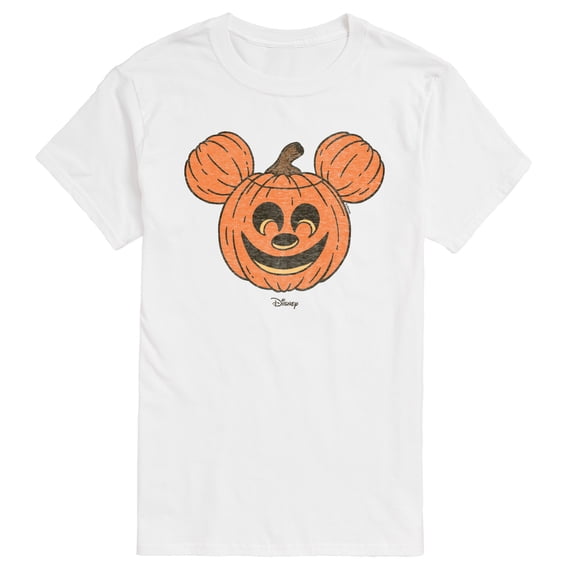 Disney - Mickey Pumpkin Head Short Sleeve Graphic T-Shirt