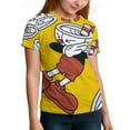 thumbnail image 6 of Cuphead T-Shirts for Boys Girls, Kids 3D Print Short Sleeve, Unisex Crew Neck Tee Shirts for Youth, 6 of 9
