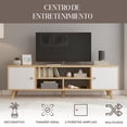 thumbnail image 2 of Mueble Con Repisa Para Tv Centro De Entretenimiento Vintage Pido Todo MPT01BE-B1, 2 of 7