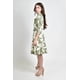 thumbnail image 2 of Vestido camisero con estampado floral Roman Fashion /Juvenil, 2659 (Verde flores) verde CH, 2 of 5